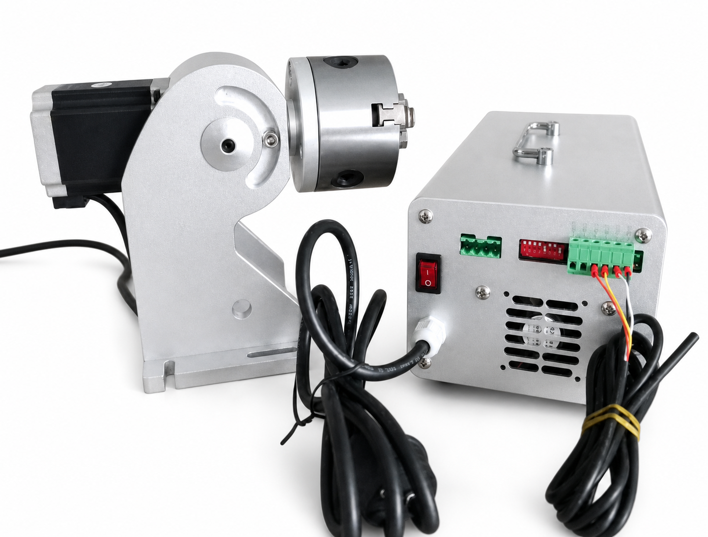 D80 Fiber laser marking rotary